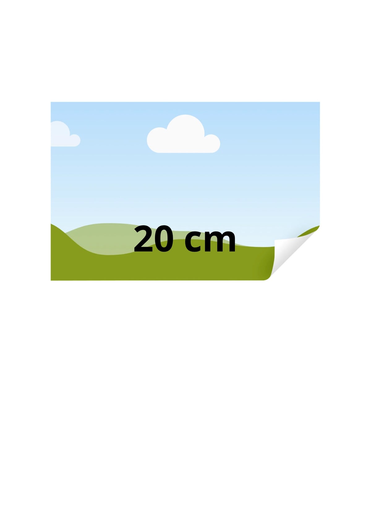 Bildekal 20cm