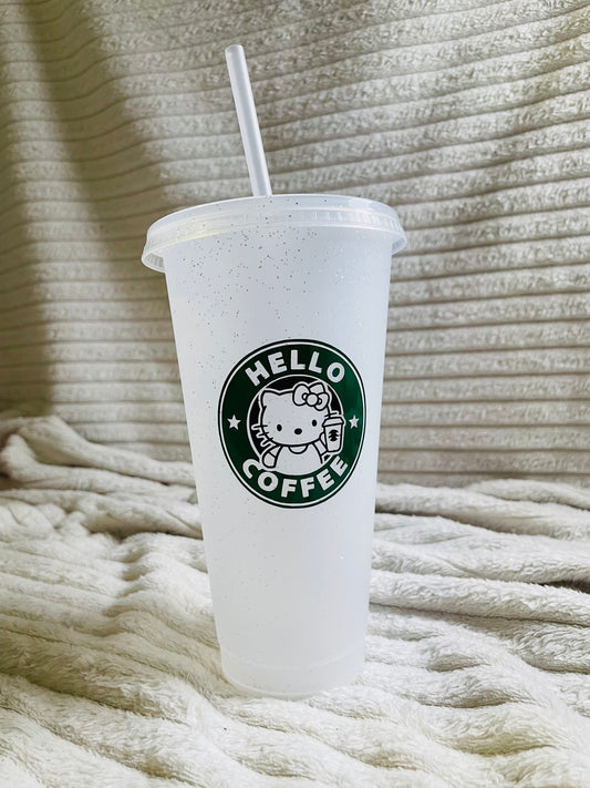 Hello Coffee - Plast tumbler