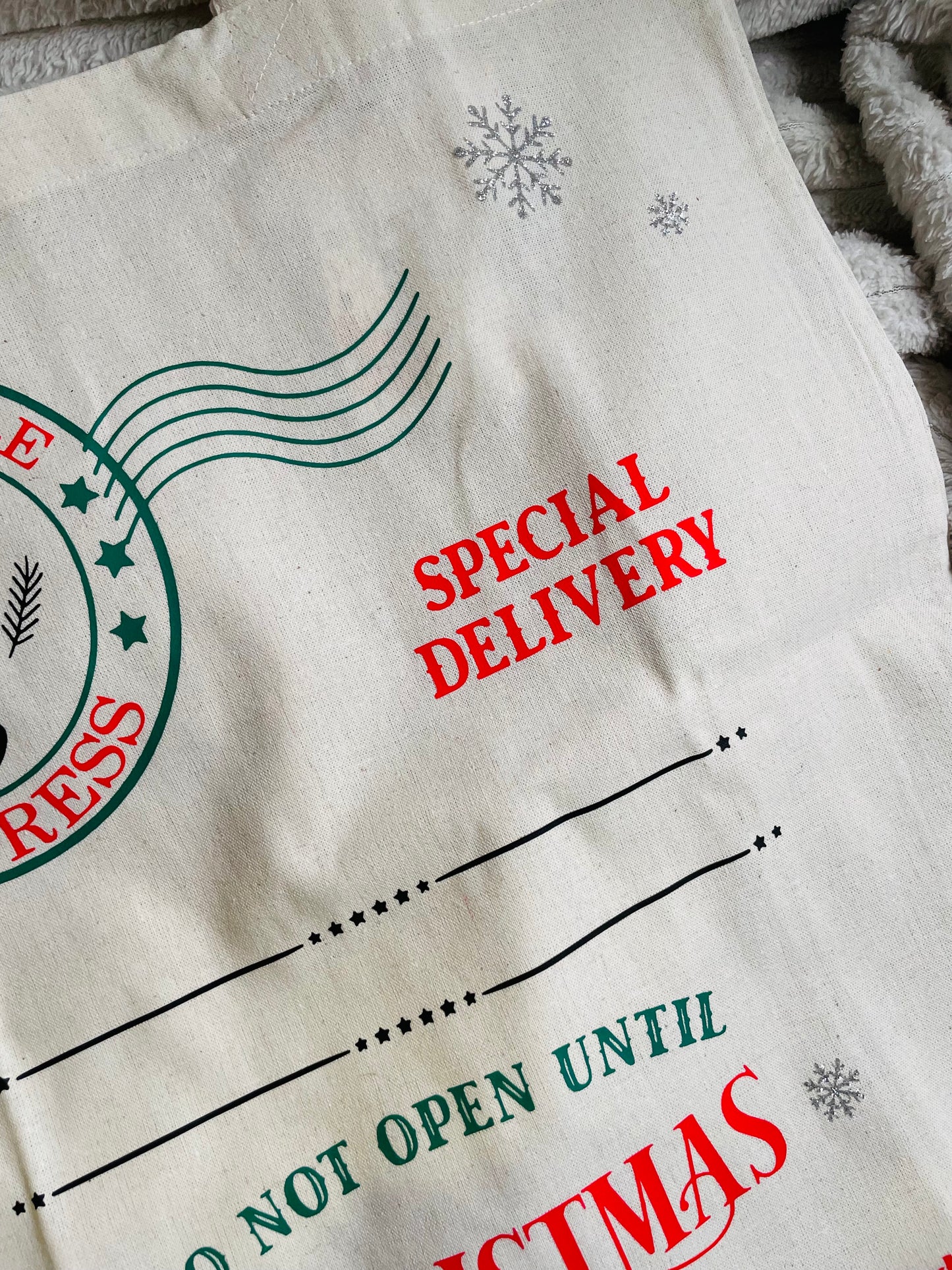 Tygväska med långa handtag