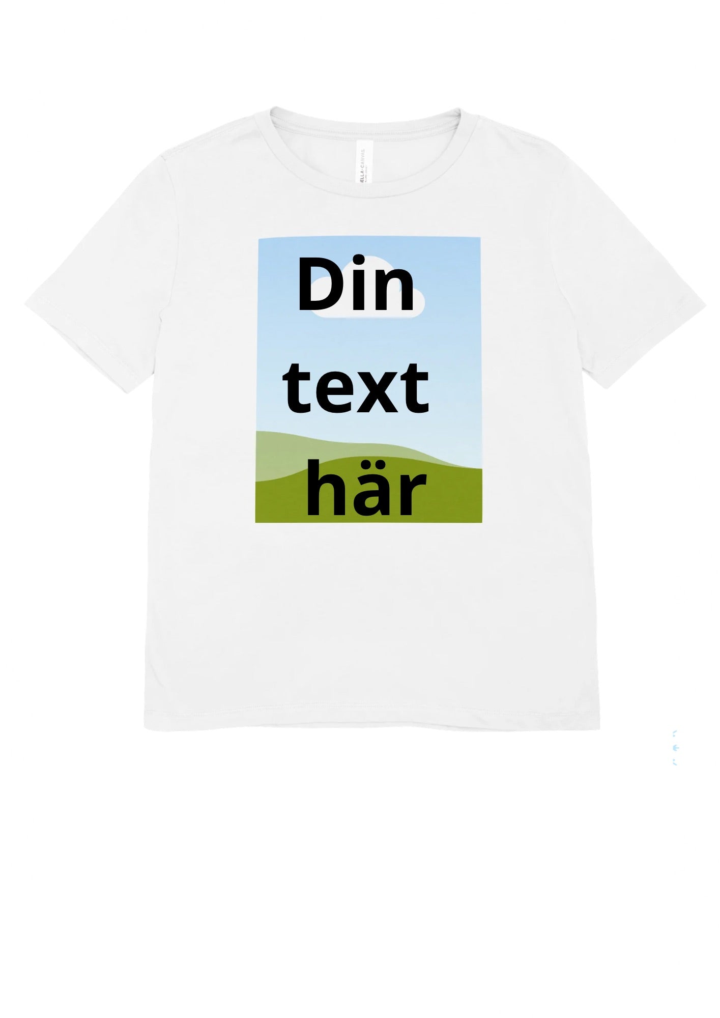 T-shirt med egen text